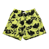 Yours Girl Short Bicolore Con Fantasia E Elastico In Vita Verde Acido Per Bambina