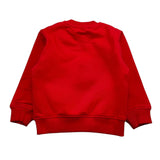 ZU+ELEMENTS felpa girocollo tinta unita con stampa Rosso per Neonato ZU2822 ROSSO ZU+ELEMENTS 
