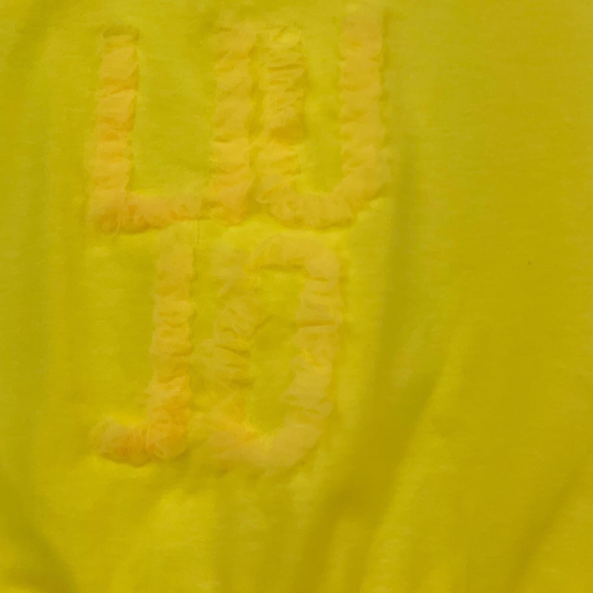 Liu Jo Abito Giromanica Tinta Unita con Stampa per Bambina KA4090 GIALLO LIU JO 