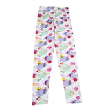 John Richmond Leggins Tinta Unita con Stampa per Bambina RGP26144LE BIANCO JOHN RICHMOND 