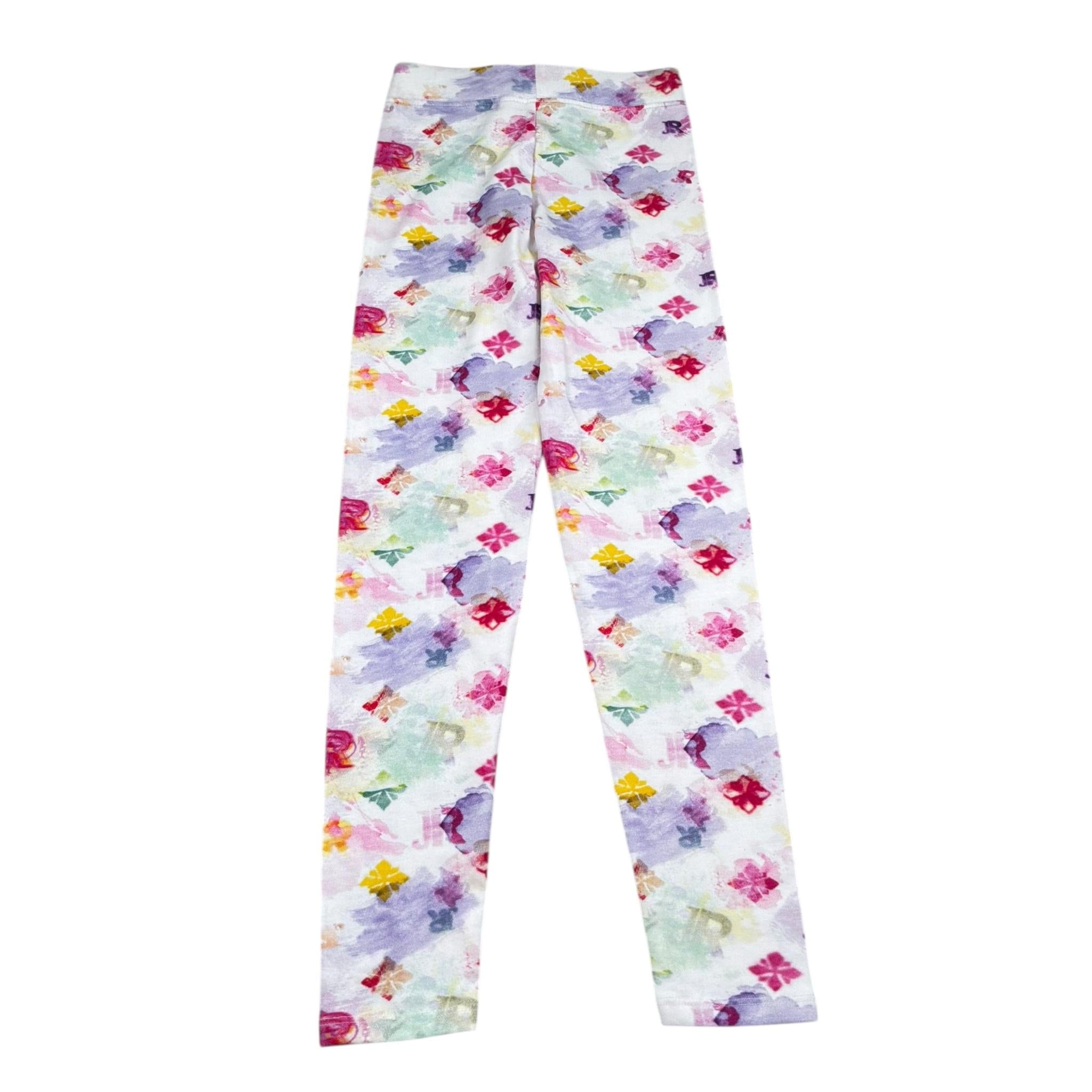 John Richmond Leggins Tinta Unita con Stampa per Bambina RGP26144LE BIANCO JOHN RICHMOND 