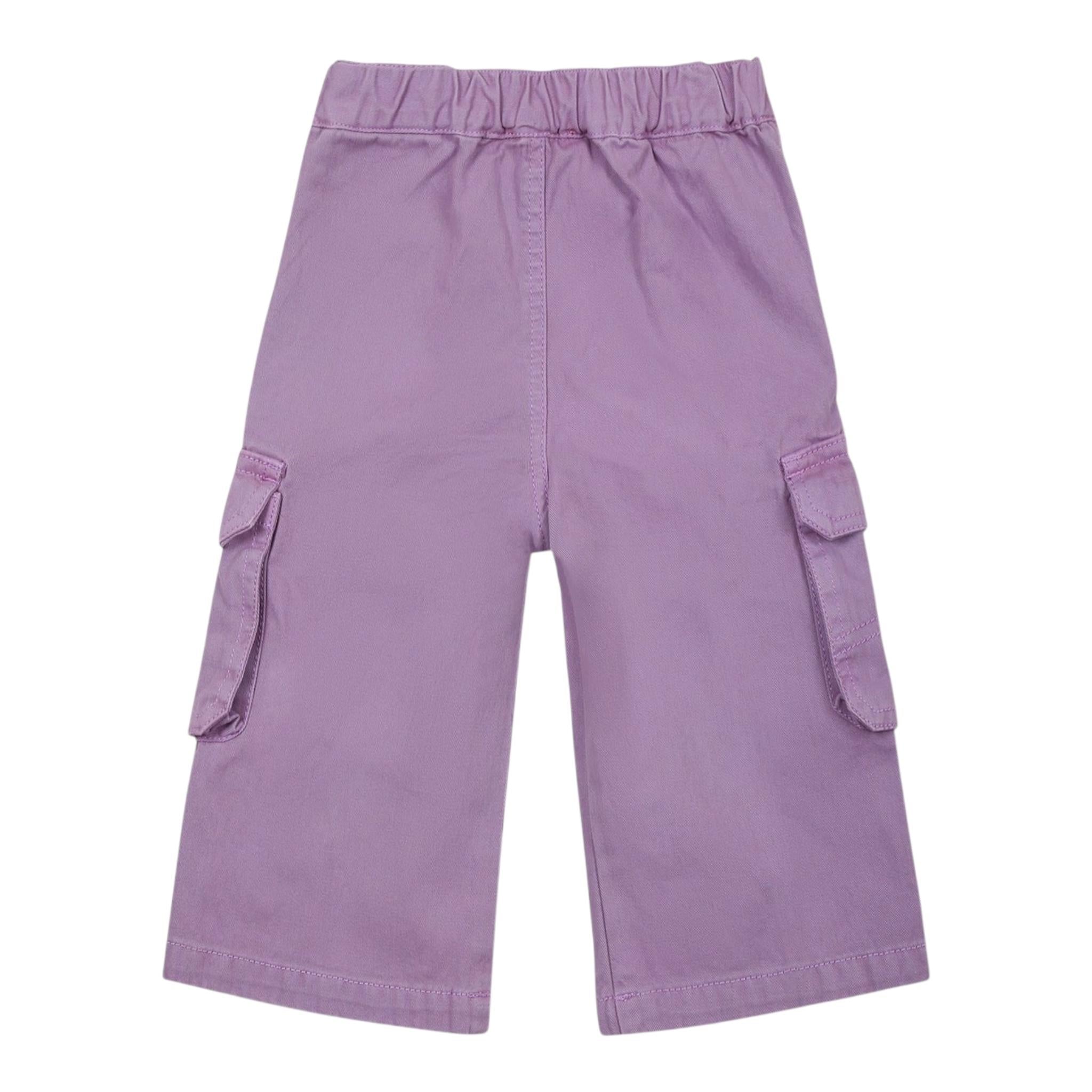 Diesel Jeans Tinta Unita Modello Cargo per Bambina K00603 VIOLA DIESEL 