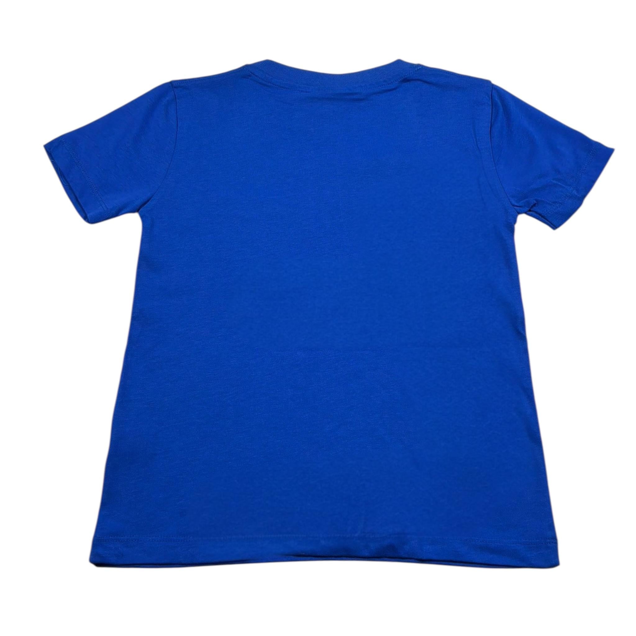 4Giveness T-Shirt Tinta Unita Girocollo per Bambina FGCB4077 COBALTO 4GIVENESS 