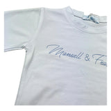 Manuel & Frank Body Mezza Manica Tinta Unita per Neonato MF7140I BIANCO MANUEL & FRANK 