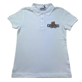 Moschino Polo Mezza Manica Tinta Unita con Stampa per Bambino HSM03Y BIANCO MOSCHINO 