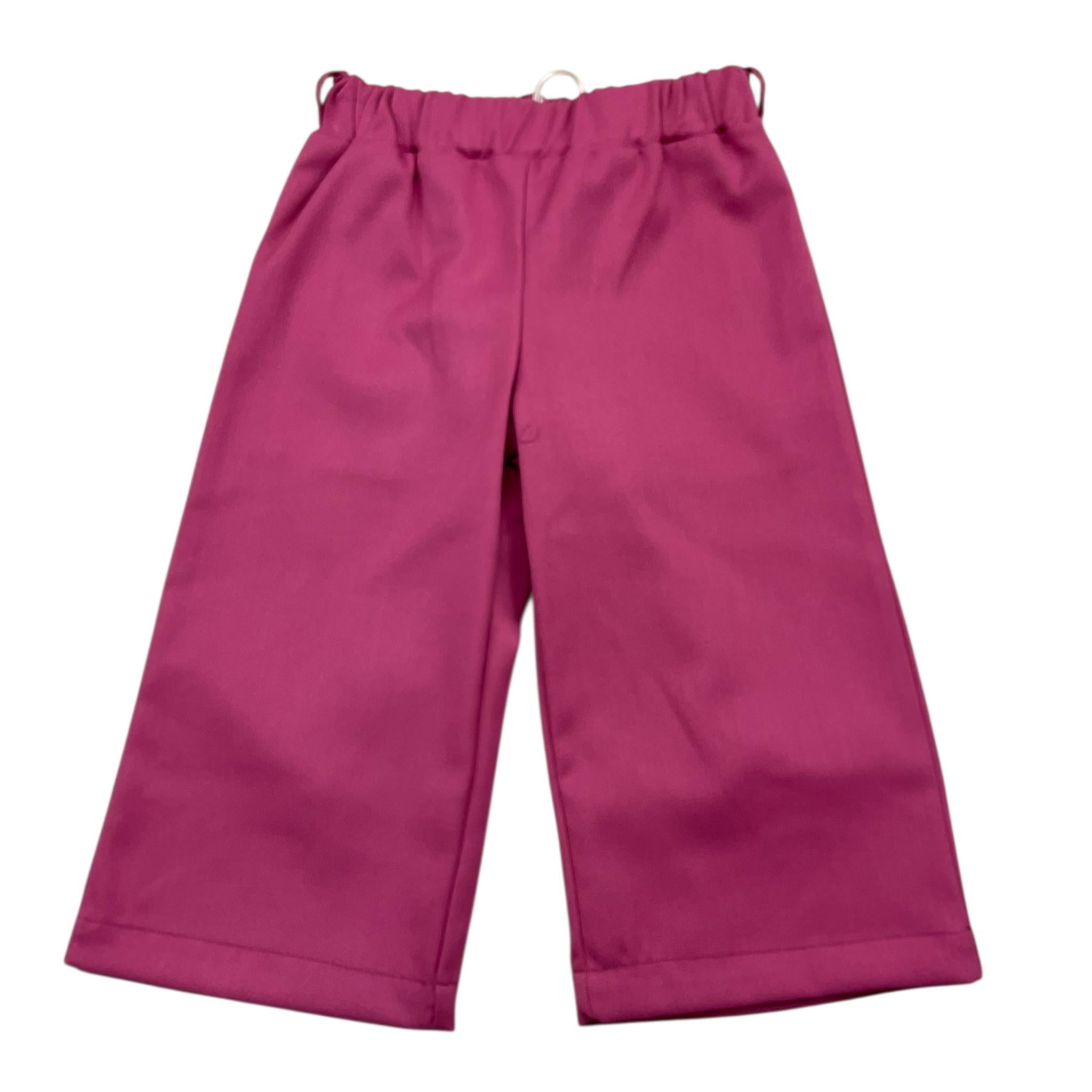 LIU JO pantalone tinta unita modello a palazzo Viola per Bambina KF3089 VIOLA LIU JO 
