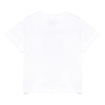 Moschino T-Shirt Girocollo Tinta Unita con Orso per Bambino MNM047XXX BIANCO MOSCHINO 