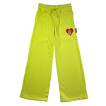 Just Cavalli Pantalone Tuta Tinta Unita Modello Palazzo per Bambina JGP26004PA VERDE JUST CAVALLI 