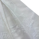 Monnalisa Abito Tinta Unita con Brillantini E Ricami per Bambina 111931 BIANCO MONNALISA 