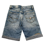 Guess Bermuda In Denim Tinta Unita con Girovita Regolabile per Bambino N5GD00D41E0X AZZURRO GUESS 