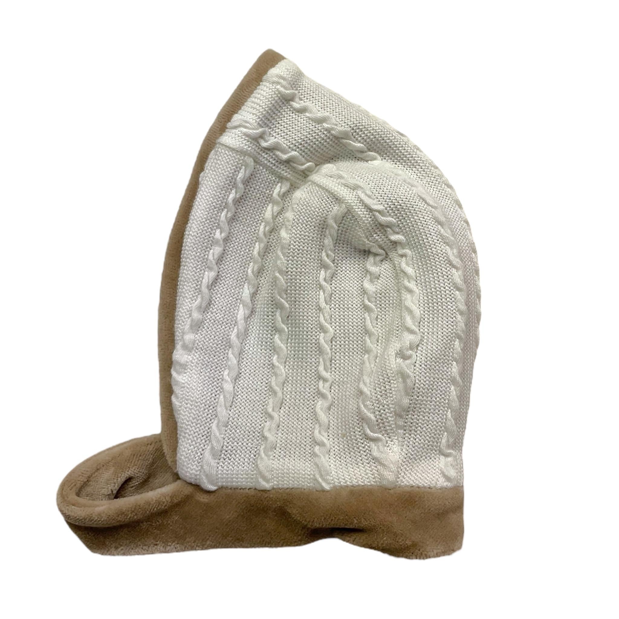 LA STUPENDERIA cappello bicolore con bottoni Bianco per Neonato TBCP00 BIANCO LA STUPENDERIA 