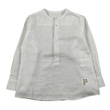 Nanan Camicia Manica Lunga tinta unita Bianco per Bambino E2315748B BIANCO NANAN 