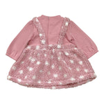 MAYORAL abito tinta unita con stampa teddy Rosa per Neonata 2881 ROSA MAYORAL 