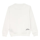 JOHN RICHMOND felpa chiusa girocollo tinta unita con logo Bianco per Bambino RBA24047FE BIANCO JOHN RICHMOND 