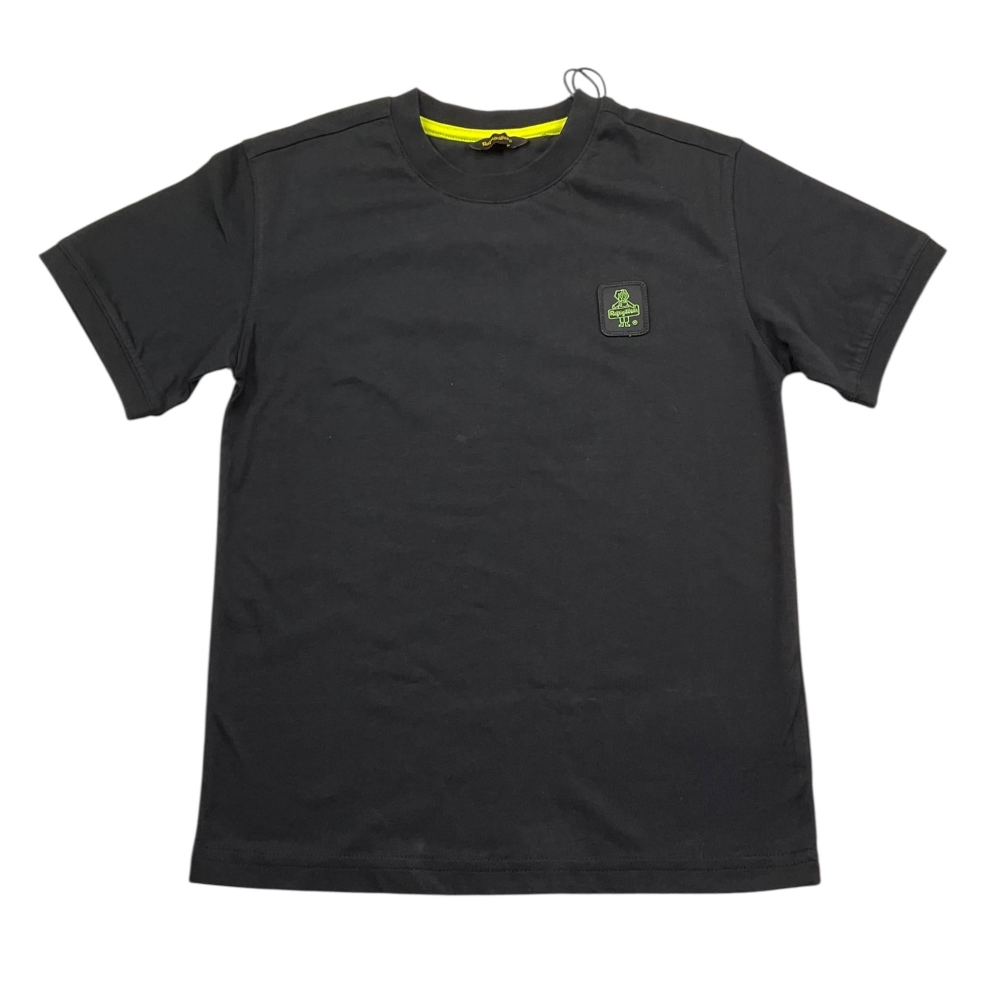 Refrigiwear T-Shirt Girocollo Tinta Unita per Bambino RW424 NERO REFRIGIWEAR 