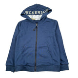 Jeckerson Felpa con Zip E Cappuccio Tinta Unita per Bambino JB4100 BLU JECKERSON 