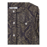 Etro Giubbino In Denim Tinta Unita Stampa Fantasia per Bambina GW2A07 BLU ETRO 