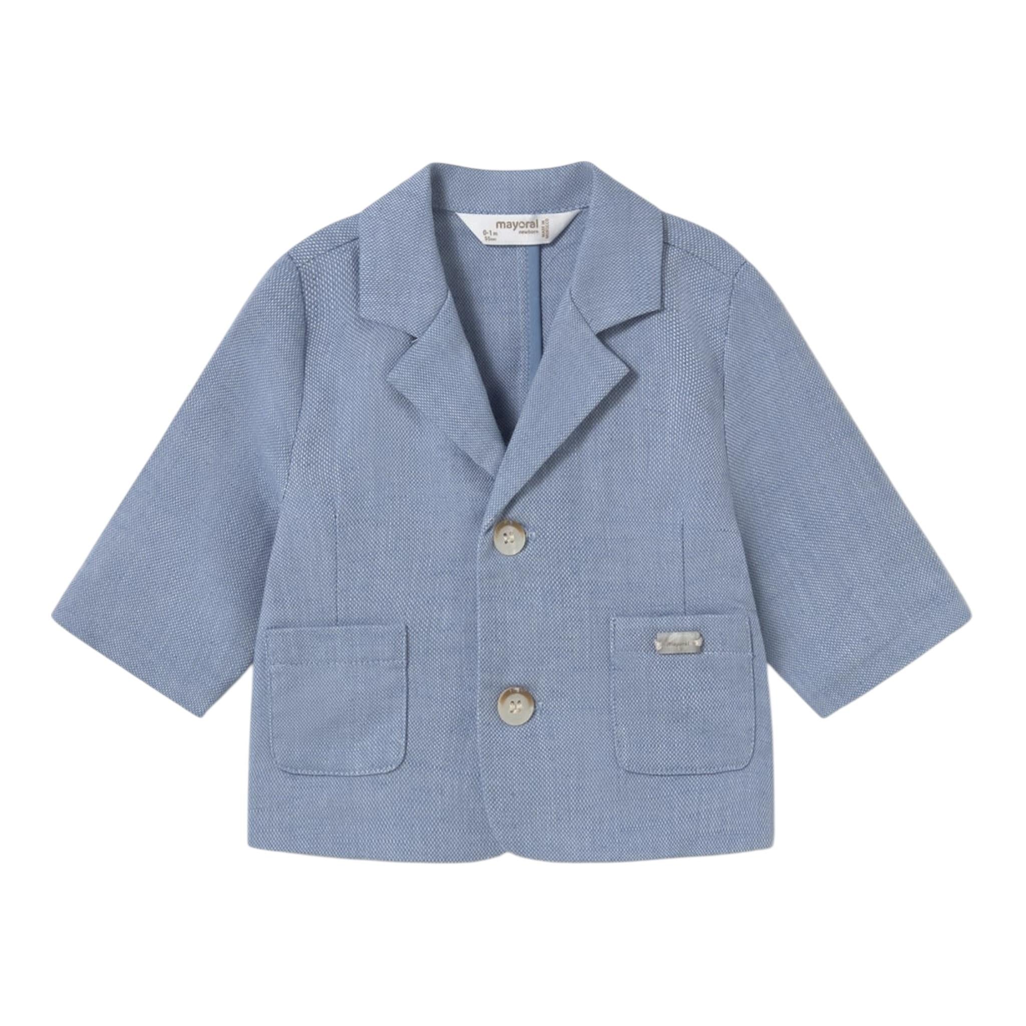 Mayoral Giacca Tinta Unita per Neonato 1454 AZZURRO MAYORAL 