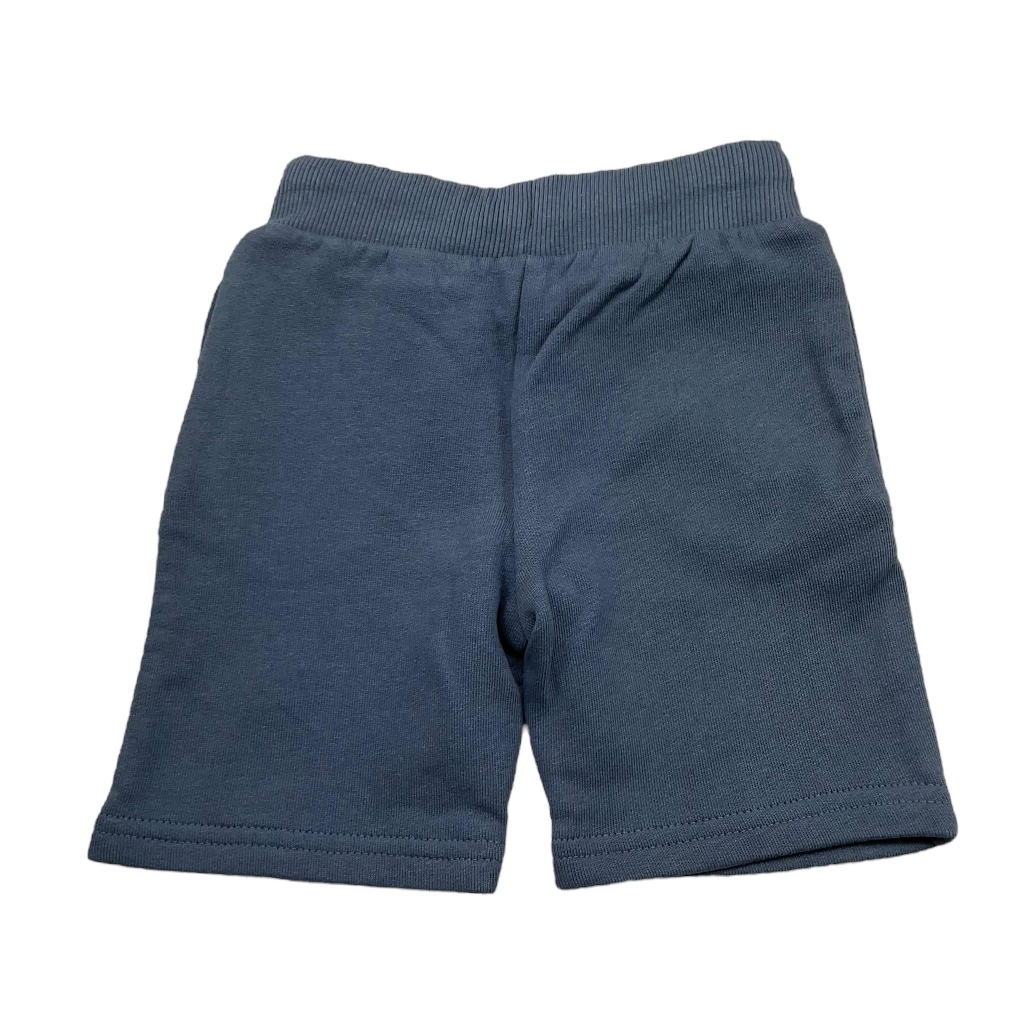 Guess Bermuda Tinta Unita In Tuta per Neonato N5RD03KAD74 PETROLIO GUESS 