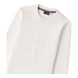 SARABANDA shirt girocollo tinta unita con stampa in rilievo Bianco per Bambino A531X BIANCO SARABANDA 