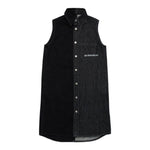 Maison Margiela Abito In Denim Tinta Unita per Bambina M60755 NERO MAISON MARGIELA 