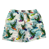 Saint Barth Costume Tinta Unita con Stampe Dinosauro per Bambino JEANDINO BIANCO SAINT BARTH 