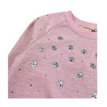 Trussardi Felpa Chiusa Girocollo Tinta Unita con Applicazioni per Bambina TGP26077FE ROSA TRUSSARDI 