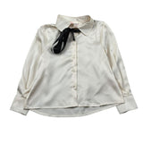 Vicolo Camicia Manica Lunga Tinta Unita per Neonata 3141C1088 AVORIO VICOLO 