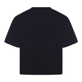 Marni T-Shirt Girocollo Tinta Unita con Stampa per Bambina M01317X BLU MARNI 