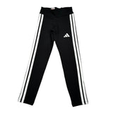 Adidas Leggins Tinta Unita con Logo per Bambina JD6473 NERO Adidas 