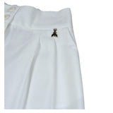 Patrizia Pepe Pantalone Tinta Unita Modello Palazzo per Bambina 7P0386 BIANCO PATRIZIA PEPE 