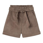 MAYORAL short tinta unita in camoscio Marrone per Bambina 7214 MARRONE MAYORAL 