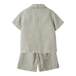 Il Gufo Completo 2 Pezzi Camicia-Bermuda per Bambino P25DP485L6006 GRIGIO IL GUFO 