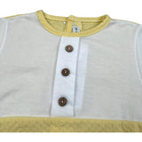 Calamaro Pagliaccetto Bicolore Mezza Manica per Neonato 32330 BIANCO/GIALLO CALAMARO 