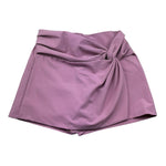 Please Short Tinta Unita Modello Gonna per Bambina RE05132G73X ROSA PLEASE 