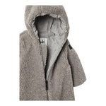 IL GUFO tutina tinta unita con orecchie e zip Grigio per Neonato A24NO058PE015 GRIGIO IL GUFO 