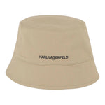 Karl Lagerfeld Cappello Reversibile Bicolore Bianco/Beige per Neonato Z0575 BIANCO/BEIGE KARL LAGERFELD 