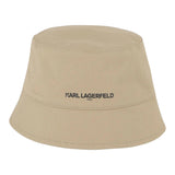 Karl Lagerfeld Cappello Reversibile Bicolore Bianco/Beige per Neonato Z0575 BIANCO/BEIGE KARL LAGERFELD 