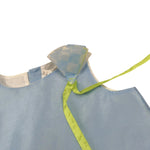 Miss Grant Top tinta unita con Rouches Azzurro per Bambina MG0724 AZZURRO MISS GRANT 