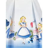 Monnalisa Abito Mezza Manica Bicolore per Bambina 11E920XX BIANCO/AZZURRO MONNALISA 