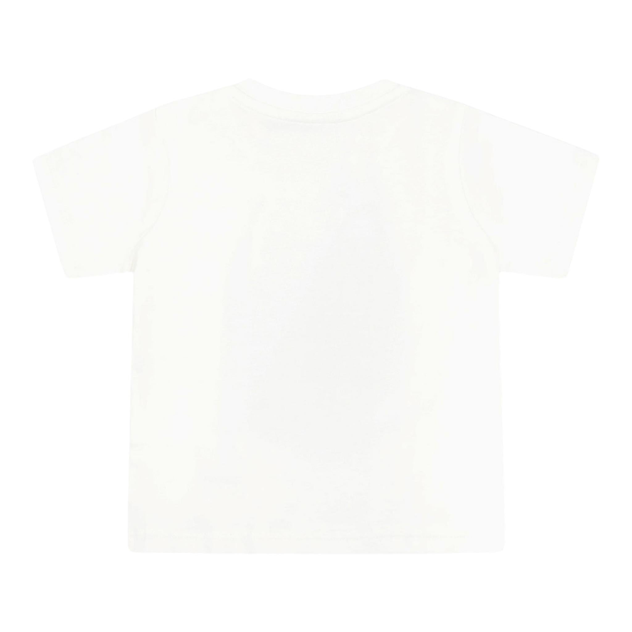 Stella Mccartney T-Shirt Girocollo Tinta Unita con Stampa per Bambina TW8S31X BIANCO STELLA McCARTNEY 