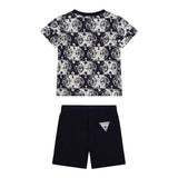 Guess Completo 2 Pezzi T-Shirt-Bermuda  per Neonato I5GG01K8HM4 BLU GUESS 