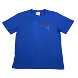 Diadora T-Shirt Girocollo Tinta Unita con Stampa per Bambino 102181707 BLU DIADORA 