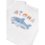 Mayoral T-Shirt Girocollo Tinta Unita con Stampa per Neonato 1066X BIANCO MAYORAL 