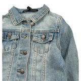 Daniele Alessandrini Giubbino In Denim Tinta Unita per Neonato 1295OD00172X AZZURRO DANIELE ALESSANDRINI 