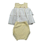 Wedoble Completo 2 Pezzi Camicia-Culotte per Neonata 017122295 BIANCO WEDOBLE 