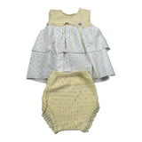 Wedoble Completo 2 Pezzi Camicia-Culotte per Neonata 017122295 BIANCO WEDOBLE 