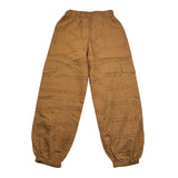 Mariuccia Plain Perforated Pant mit elastischer Taille Kamel für Mädchen