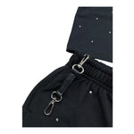 Saint Barth Completo 2 Pezzi T-Shirt-Short Tinta Unita per Bambina NIVES NERO SAINT BARTH 