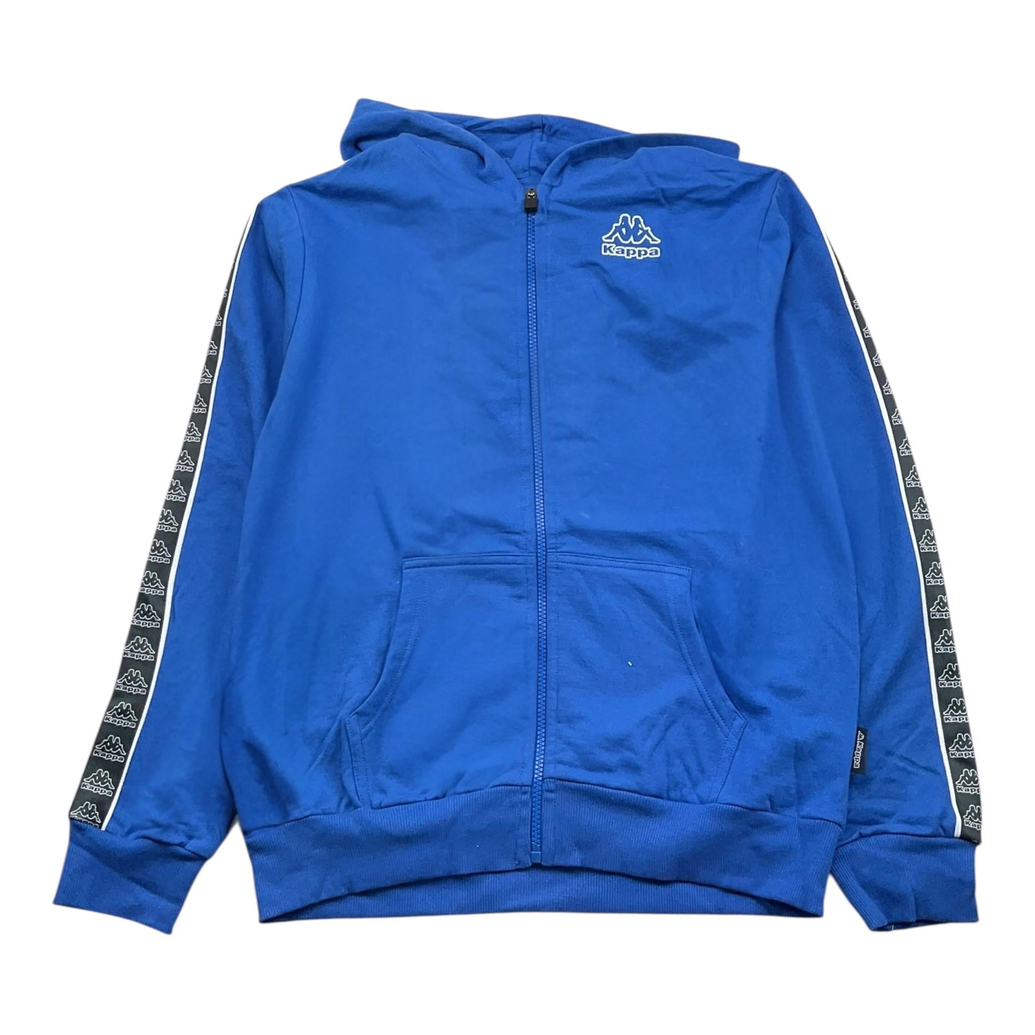 KAPPA felpa tinta unita con zip e cappuccio Cobalto per Bambino 371X4ZW COBALTO KAPPA 